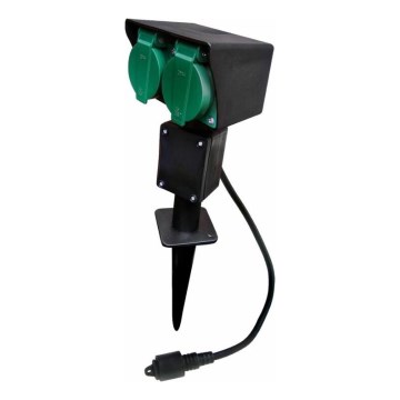 Zewnętrzny słupek zasilający EASY CONNECT 2Z 3600W/230V IP44 zielony
