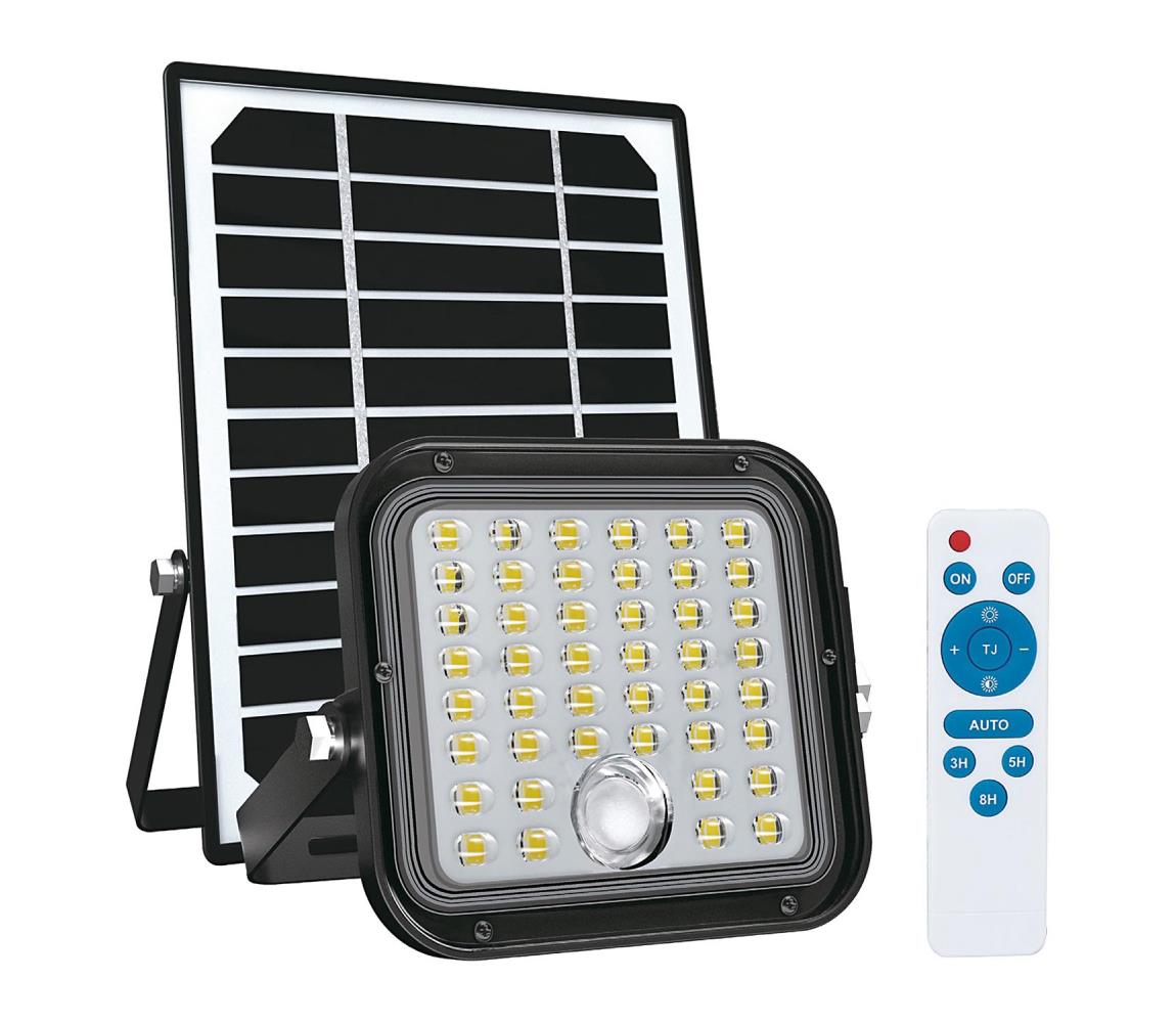 zewnętrzny solar reflektorowa z czujnik LED/10W/3,7V 4000K IP65 + ZS