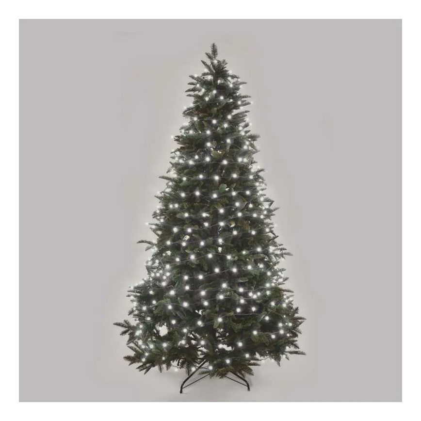 Zewnętrzny świąteczny łańcuch świetlny LED 480 diod / 8 funkcji, 53 m, zimna biel, IP44