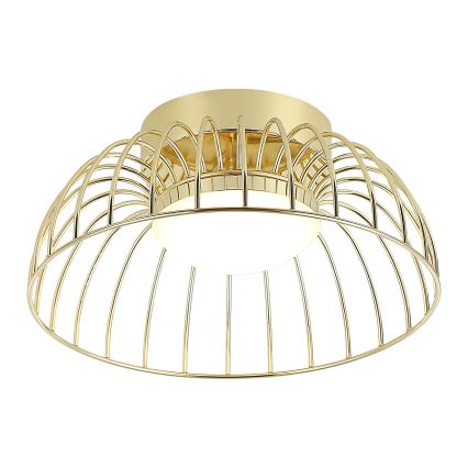 Złota lampa sufitowa LED BETSY LED/12W/230V, średnica 25 cm