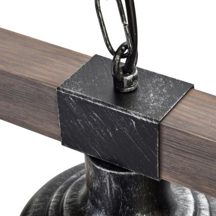 Żrandol na łańcuchu FARO 3xE27/60W/230V