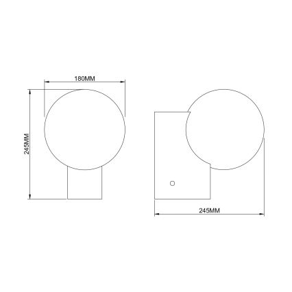 Zuma Line - Kinkiet 1xE27/25W/230V złoty