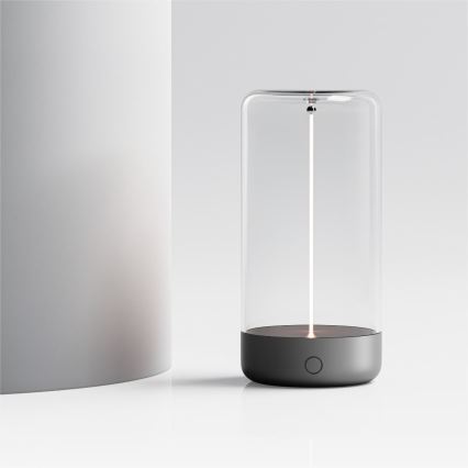 Zuma Line - LED regulowana jasność ładowalna lampa stołowa LED/0,5W/230V czarna IP54