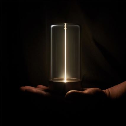 Zuma Line - LED regulowana jasność ładowalna lampa stołowa LED/0,5W/230V czarna IP54