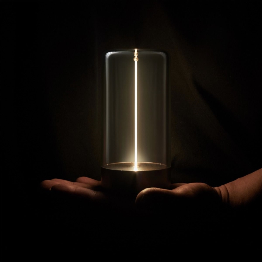 Zuma Line - LED regulowana jasność ładowalna lampa stołowa LED/0,5W/230V czarna IP54