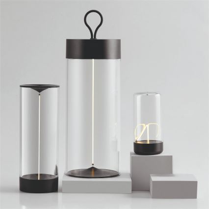 Zuma Line - LED Ściemnialna akumulatorowa lampa stołowa LED/1,2W/230V szara IP54