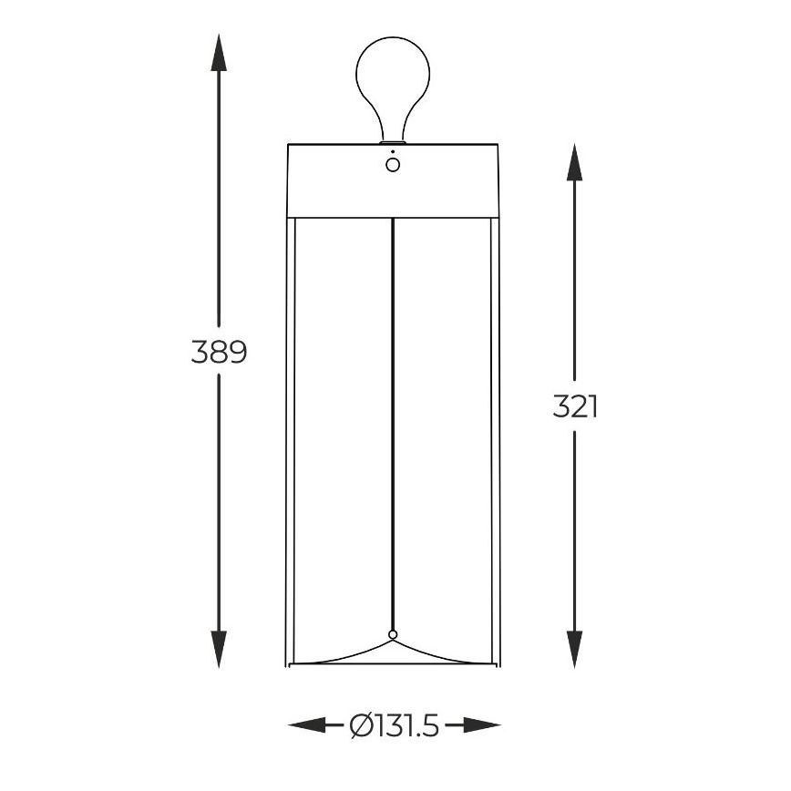 Zuma Line - LED Ściemnialna akumulatorowa lampa stołowa LED/1,2W/230V szara IP54