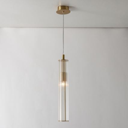 Zuma Line - Żyrandol na lince 1xE14/7W/230V złoty