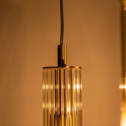 Zuma Line - Żyrandol na lince 3xE14/7W/230V złoty