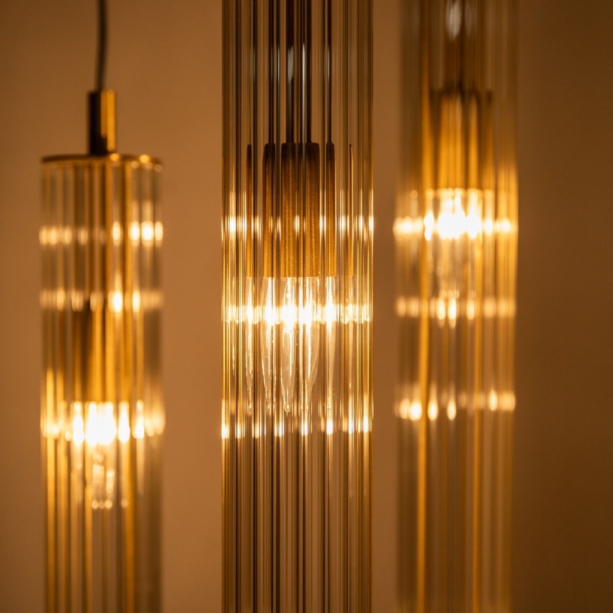 Zuma Line - Żyrandol na lince 3xE14/7W/230V złoty