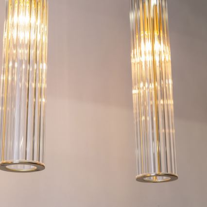 Zuma Line - Żyrandol na lince 4xE14/7W/230V złoty