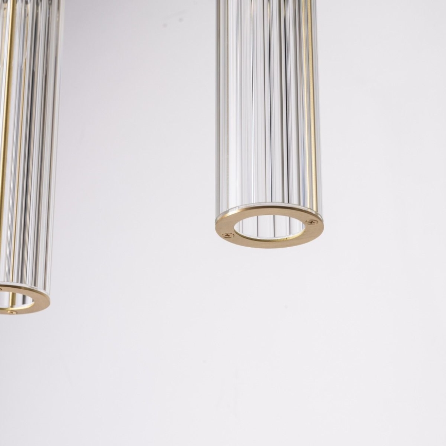 Zuma Line - Żyrandol na lince 4xE14/7W/230V złoty