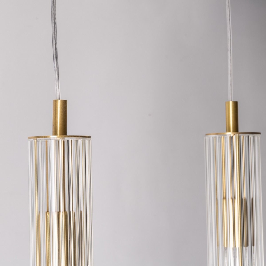 Zuma Line - Żyrandol na lince 4xE14/7W/230V złoty