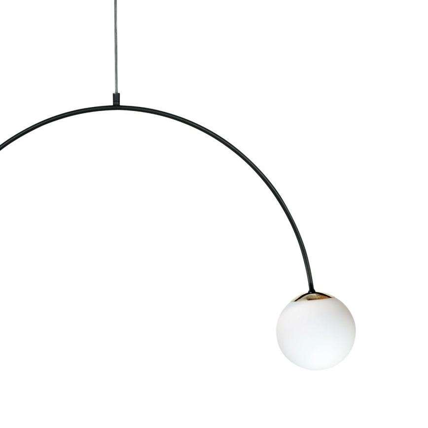 Zuma Line - Lampa wisząca na lince 2xE14/10W/230V czarna