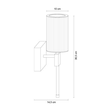 Zuma Line - Kinkiet 1xE14/7W/230V złoty