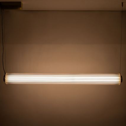 Zuma Line - LED Ściemnialny żyrandol na lince LED/39W/230V 2700-6500K złoty + pilot zdalnego sterowania