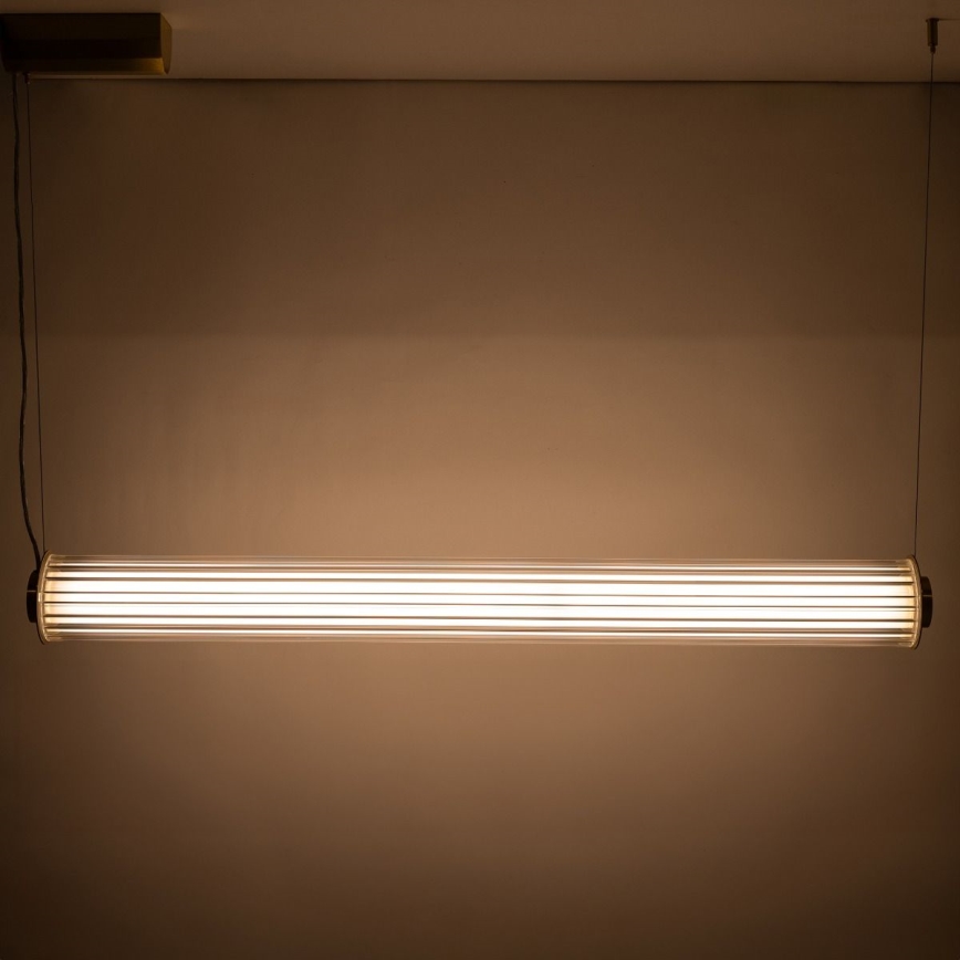 Zuma Line - LED Ściemnialny żyrandol na lince LED/39W/230V 2700-6500K złoty + pilot zdalnego sterowania