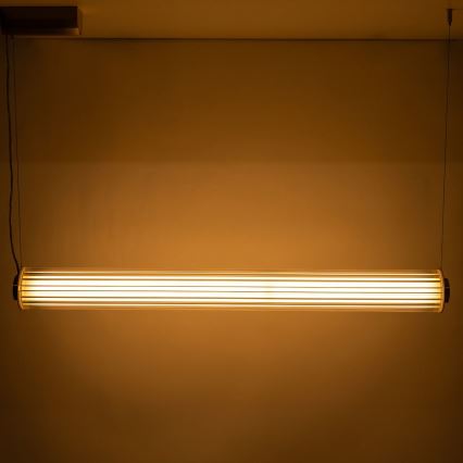 Zuma Line - LED Ściemnialny żyrandol na lince LED/39W/230V 2700-6500K złoty + pilot zdalnego sterowania