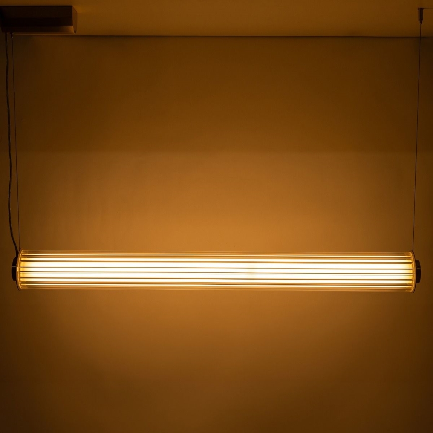 Zuma Line - LED Ściemnialny żyrandol na lince LED/39W/230V 2700-6500K złoty + pilot zdalnego sterowania