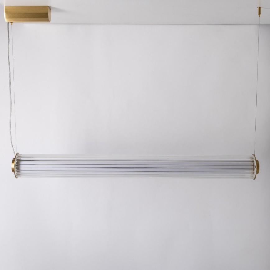 Zuma Line - LED Ściemnialny żyrandol na lince LED/39W/230V 2700-6500K złoty + pilot zdalnego sterowania