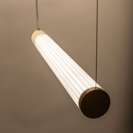 Zuma Line - ściemnialny żyrandol na lince LED/64W/230V 2700-6500K złoty + pilot zdalnego sterowania