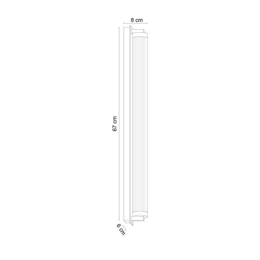 Zuma Line - ściemnialny kinkiet LED/26W/230V 2700-6500K złoty + pilot zdalnego sterowania