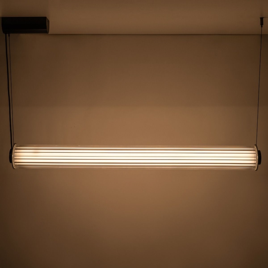 Zuma Line - ściemnialny żyrandol wiszący na lince LED/39W/230V 2700-6500K czarny + pilot zdalnego sterowania