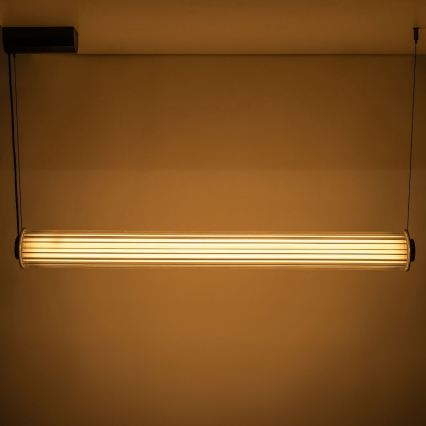 Zuma Line - ściemnialny żyrandol wiszący na lince LED/39W/230V 2700-6500K czarny + pilot zdalnego sterowania