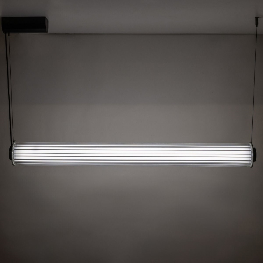 Zuma Line - ściemnialny żyrandol wiszący na lince LED/39W/230V 2700-6500K czarny + pilot zdalnego sterowania
