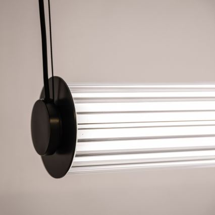 Zuma Line - ściemnialny żyrandol wiszący na lince LED/39W/230V 2700-6500K czarny + pilot zdalnego sterowania