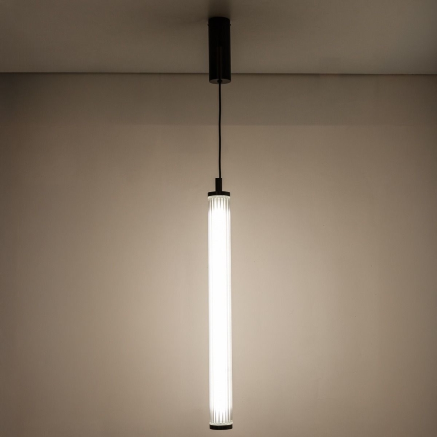 Zuma Line - Ściemnialny żyrandol LED na lince LED/26W/230V 2700-6500K czarny + pilot zdalnego sterowania