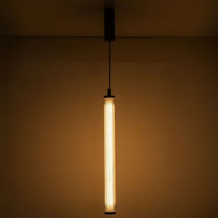 Zuma Line - Ściemnialny żyrandol LED na lince LED/26W/230V 2700-6500K czarny + pilot zdalnego sterowania