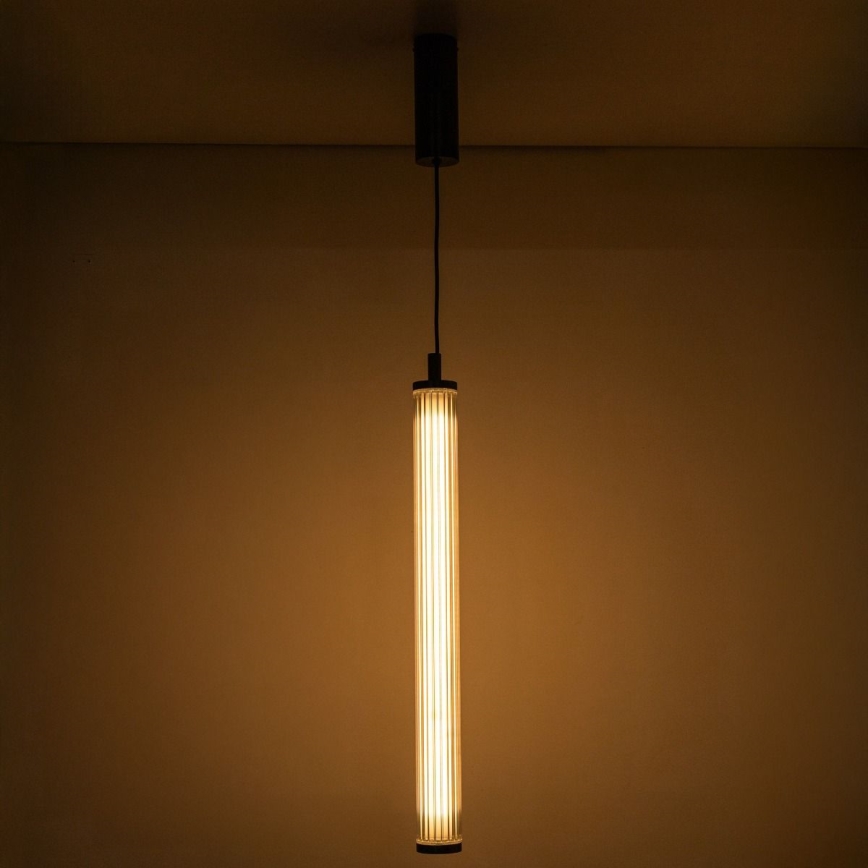 Zuma Line - Ściemnialny żyrandol LED na lince LED/26W/230V 2700-6500K czarny + pilot zdalnego sterowania