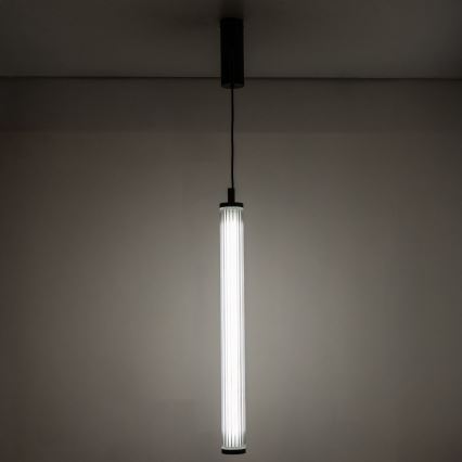 Zuma Line - Ściemnialny żyrandol LED na lince LED/26W/230V 2700-6500K czarny + pilot zdalnego sterowania