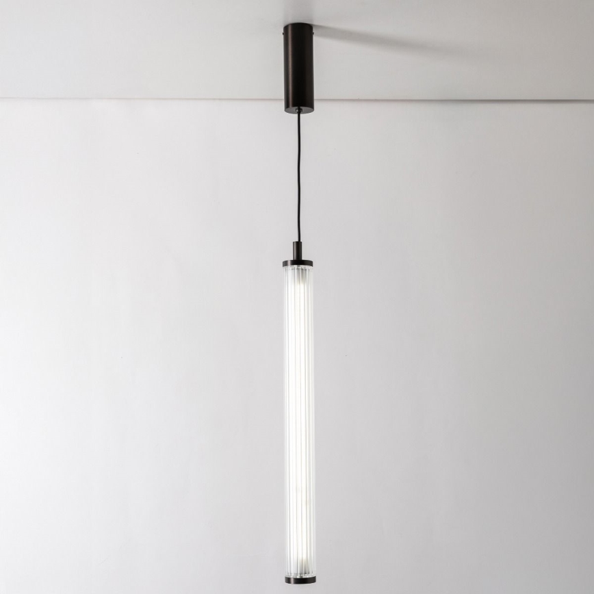 Zuma Line - Ściemnialny żyrandol LED na lince LED/26W/230V 2700-6500K czarny + pilot zdalnego sterowania