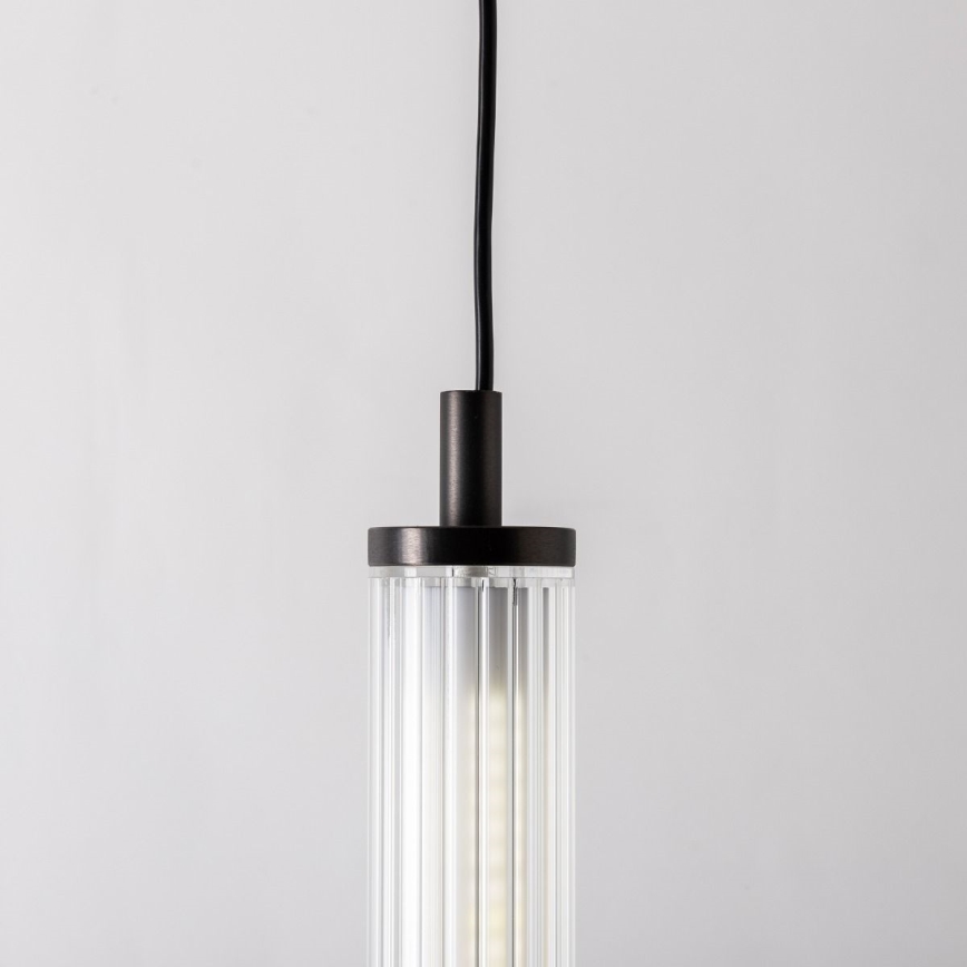 Zuma Line - Ściemnialny żyrandol LED na lince LED/26W/230V 2700-6500K czarny + pilot zdalnego sterowania