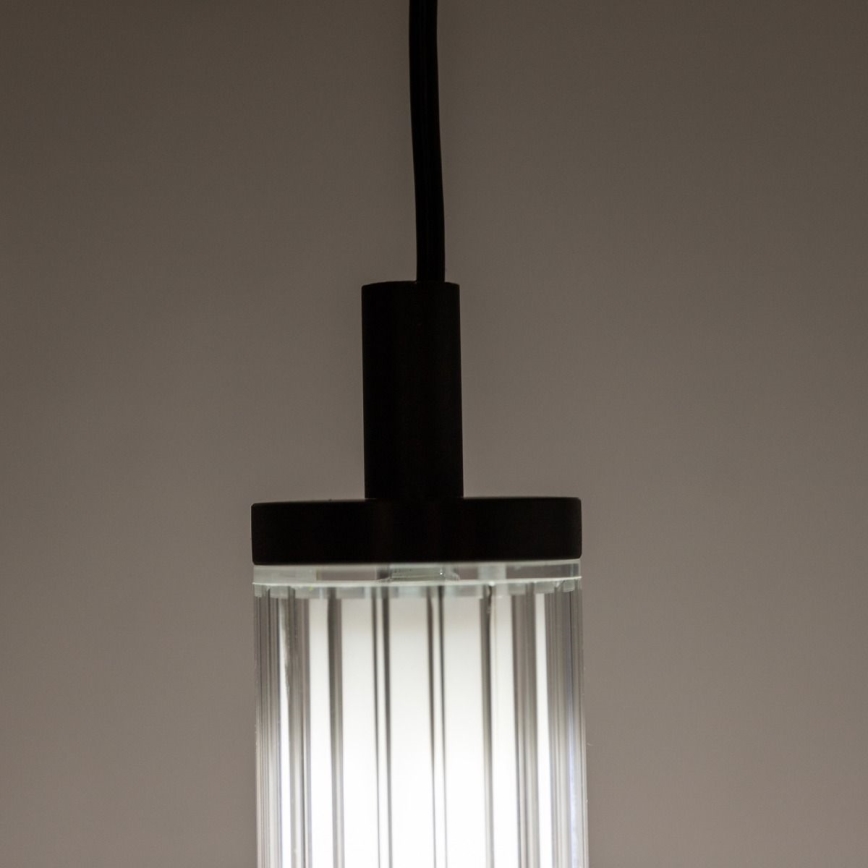 Zuma Line - Ściemnialny żyrandol LED na lince LED/26W/230V 2700-6500K czarny + pilot zdalnego sterowania