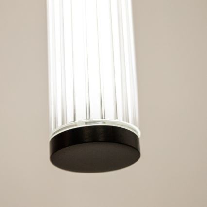 Zuma Line - Ściemnialny żyrandol LED na lince LED/26W/230V 2700-6500K czarny + pilot zdalnego sterowania