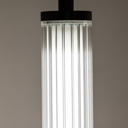 Zuma Line - Ściemnialny żyrandol LED na lince LED/26W/230V 2700-6500K czarny + pilot zdalnego sterowania