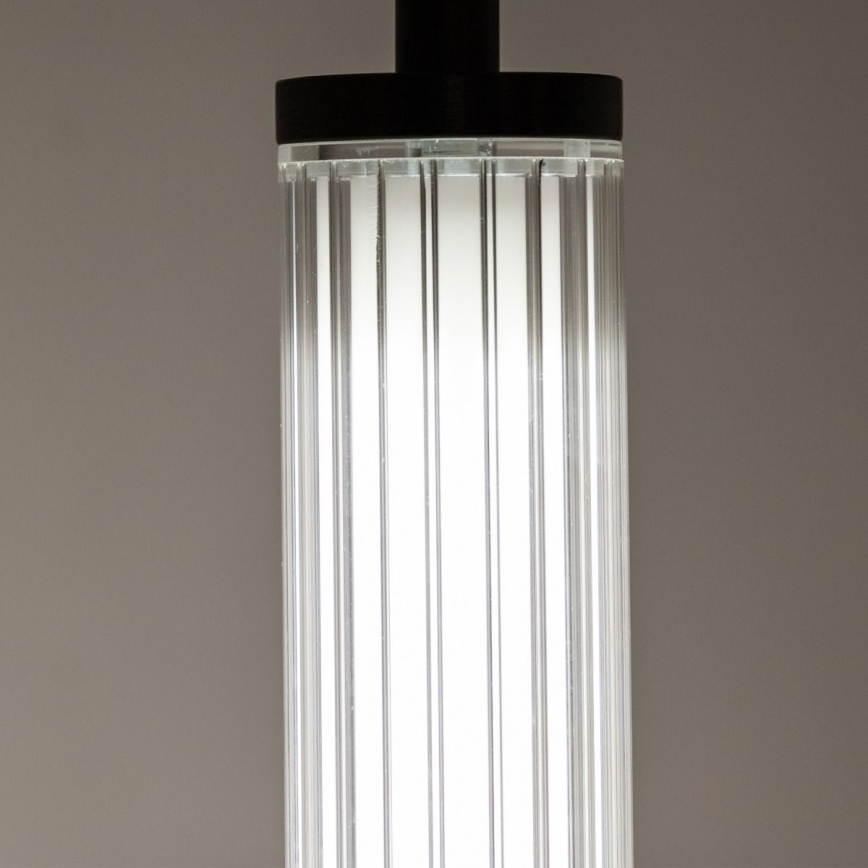 Zuma Line - Ściemnialny żyrandol LED na lince LED/26W/230V 2700-6500K czarny + pilot zdalnego sterowania