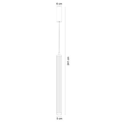 Zuma Line - Ściemnialny żyrandol LED na lince LED/26W/230V 2700-6500K czarny + pilot zdalnego sterowania
