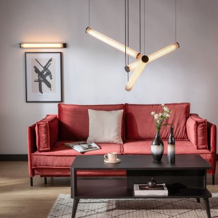 Zuma Line - LED ściemnialny żyrandol na linkach LED/64W/230V 2700-6500K czarny + pilot zdalnego sterowania