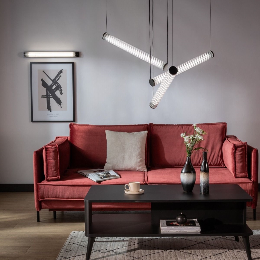 Zuma Line - LED ściemnialny żyrandol na linkach LED/64W/230V 2700-6500K czarny + pilot zdalnego sterowania