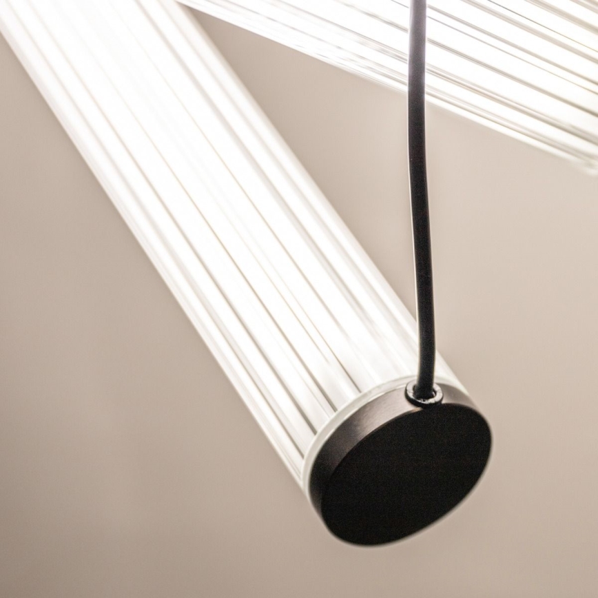 Zuma Line - LED ściemnialny żyrandol na linkach LED/64W/230V 2700-6500K czarny + pilot zdalnego sterowania