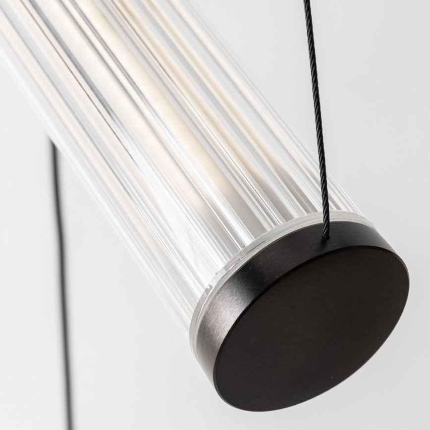 Zuma Line - LED ściemnialny żyrandol na linkach LED/64W/230V 2700-6500K czarny + pilot zdalnego sterowania