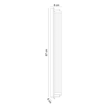 Zuma Line - ściemnialny kinkiet LED/26W/230V 2700-6500K czarny + pilot