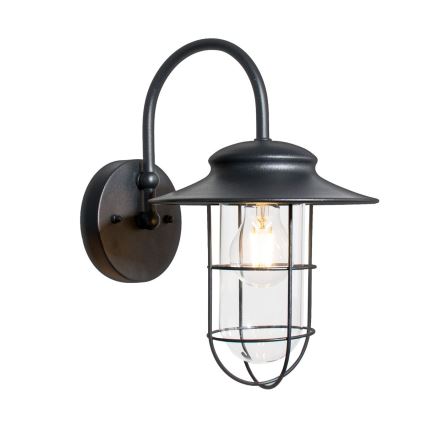 Zuma Line - Kinkiet zewnętrzny 1xE27/60W/230V IP44 czarny
