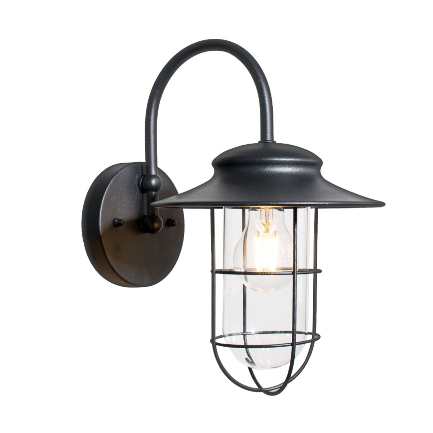 Zuma Line - Kinkiet zewnętrzny 1xE27/60W/230V IP44 czarny