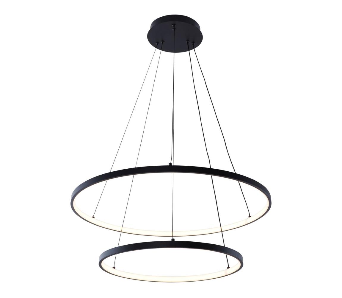 Zuma Line 18140BK-2 - LED Żyrandol na lince BRENO LED/50W/230V 3000/4000/6000K