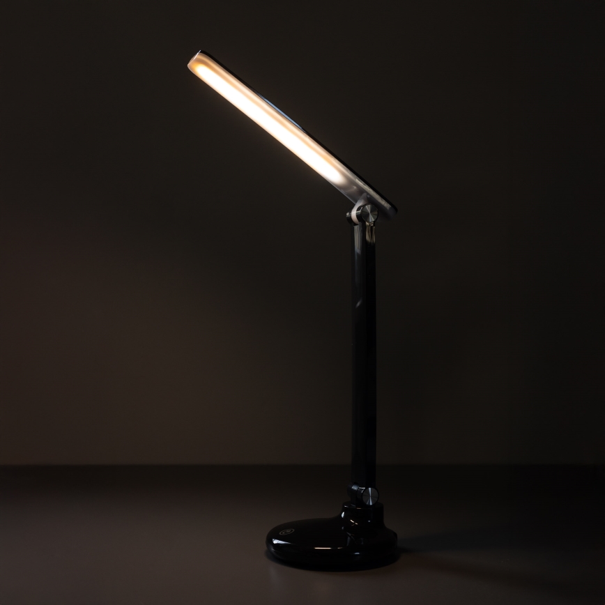 Zuma Line - LED akumulatorowa lampa stołowa LED/6W/1200 mAh 3000/4500/6000K CRI 90 czarny